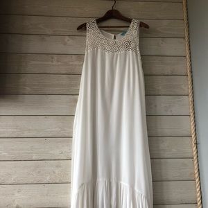 Ivory Flow Cotton Dress